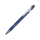 Ручка металлическая soft-touch шариковая со стилусом «Sway», ярко-синий/серебристый