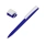 Ручка пластиковая soft-touch шариковая «Zorro», синий/белый