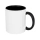 Цветная кружка Pix для сублимации, белый/черный