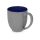 Кружка керамическая «Gracy» 450мл, серый/темно-синий