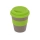 Стакан с силиконовой крышкой "Cafe", зеленое яблоко