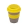 Стакан с силиконовой крышкой "Cafe", желтый