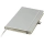 Записная книжка Nova формата A5 с переплетом, серебристый