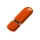 USB-флешка на 4 ГБ с покрытием soft-touch,оранжевый