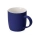 Кружка с покрытием soft-touch "Dalgona", синяя