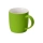 Кружка с покрытием soft-touch "Dalgona", зеленое яблоко