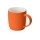Кружка с покрытием soft-touch "Dalgona", оранжевый