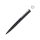 Металлическая шариковая ручка soft touch "Brush gum", черный