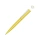 Металлическая шариковая ручка soft touch "Brush gum", желтый