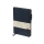 Ежедневник недатированный А5 «Boston», темно-синий (серый обрез)
