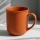 Матовая кружка Susan 380мл в цвете с двух сторон, оранжевый