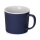 Матовая кружка Nancy 360 мл цветная снаружи, белая внутри, темно-синий