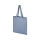 Эко-сумка Pheebs из переработанного хлопка, плотность 210 г/м2, синий меланж