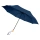 Birgit, складной ветроустойчивой зонт диаметром 21 дюйм из переработанного ПЭТ, темно-синий