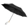 Birgit, складной ветроустойчивой зонт диаметром 21 дюйм из переработанного ПЭТ, черный