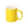 Матовая кружка Марко базовой формы, цветная снаружи, белая внутри, желтый