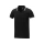 Amarago Мужское поло с коротким рукавом и контрастной отделкой, черный