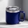Кружка стальная Alaska с крышкой слайдером, powder coating, синий