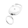 Брелок с ретрактором «Demos», белый прозрачный
