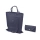 Складная сумка Plema из нетканого материала, темно-синий