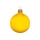Стеклянный шар желтый полупрозрачный, заготовка шара 6 см, цвет 21