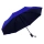 Зонт-автомат Dual с двухцветным куполом, голубой/черный