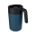 Кружка Nordia объемом 400 мл из переработанных материалов с двойными стенками, синий