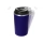 Герметичная термокружка на присоске "Kick", 350 мл, темно-синий