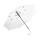 Зонт-трость 7112 Pure с прозрачным куполом, полуавтомат, прозрачный/белый