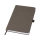 Блокнот Fabianna с мятой бумагой в твердой обложке, coffee brown
