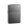 Зажигалка ZIPPO Classic с покрытием Black Ice, латунь/сталь, чёрная, глянцевая, 38x13x57 мм