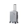Чемодан TORBER Lama, серебристый, ABS-пластик, 43 х 25,5 х 67 см, 62 л