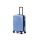 Чемодан TORBER Lama, синий, ABS-пластик, 43 х 25,5 х 67 см, 62 л