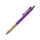 Ручка шариковая PENTA металлическая с бамбуковой вставкой, фиолетовый