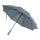 Зонт трость 23" Niel из переработанного ПЭТ-пластика, полуавтомат - Серый
