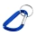 Timor брелок с карабином из переработанного алюминия, сертифицированного по стандарту RCS - Ярко-синий