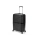 Чемодан TORBER Nevo, чёрный, полипропилен, 49 х 28 х 76 см, 95 л