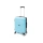 Чемодан TORBER В Отпуск, бирюзовый, полипропилен, 40,5 х 25 х 62,5 см, 55 л