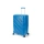 Чемодан TORBER В Отпуск, синий, полипропилен, 54,5 х 33,5 х 79 см, 135 л