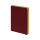 Ежедневник недатированный А5 "Megapolis Nebraska Flex", бордовый с золотым обрезом
