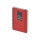Ежедневник недатированный на гребне А5 "Pragmatic", красный