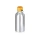 Бутылка "Hip S Bamboo" с карабином 400мл, серебристый