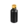 Матовая спортивная бутылка "Hip S Bamboo" с карабином и объемом 400 мл, черный