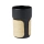 Fika стакан 340 мл с бамбуковым чехлом - сплошной черный