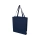 Madras эко- сумка с ластовицей из переработанного хлопка, сертифицированного согласно GRS, плотностью 140 г/м² - Темно - синий