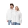 Толстовка оверсайз с капюшоном на молнии «Monaco», белый