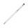 Шариковая ручка Ore алюминиевая со стилусом - Белый