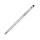 Шариковая ручка Ore алюминиевая со стилусом - Серебряный