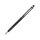 Шариковая ручка Ore алюминиевая со стилусом - сплошной черный