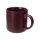 Кружка матовая Rita, 410мл, бургунди